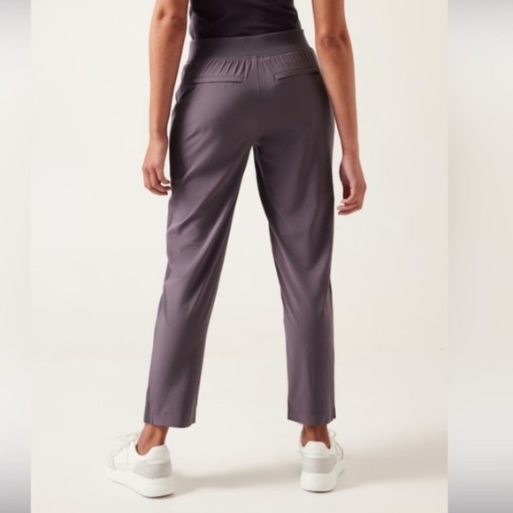 Athleta Brooklyn Ankle Pant Dusk Violet Purple Size 14 - Picture 6 of 6